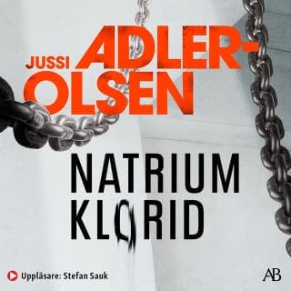 Natriumklorid – Jussi Adler-Olsen, ljudbokens omslag