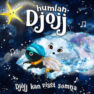 Djojj kan visst somna – Staffan Götestam och Josefine Götestam, ljudbokens omslag