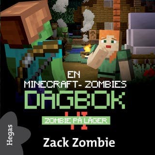Zombie på läger – Zack Zombie, ljudbokens omslag