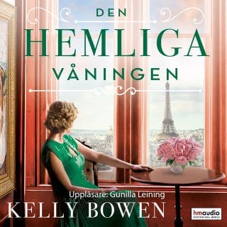 Den hemliga våningen – Kelly Bowen, ljudbokens omslag