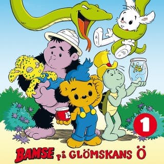 Bamse på glömskans ö – Jimmy Wallin, ljudbokens omslag