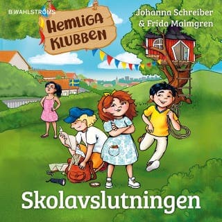 Skolavslutningen – Johanna Schreiber, ljudbokens omslag