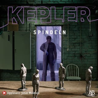Spindeln – Lars Kepler, ljudbokens omslag