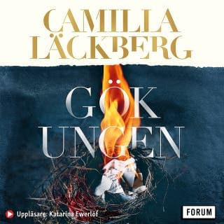 Gökungen – Camilla Läckberg, ljudbokens omslag
