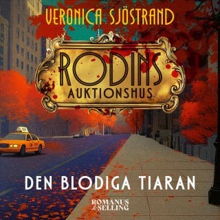 Den blodiga tiaran – Veronica Sjöstrand, ljudbokens omslag