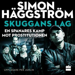 Skuggans lag – Simon Häggström, ljudbokens omslag