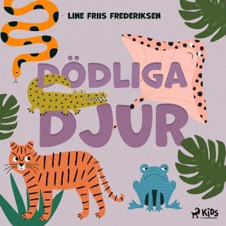 Dödliga djur – Line Friis Frederiksen, ljudbokens omslag