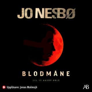 Blodmåne – Jo Nesbø, ljudbokens omslag