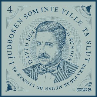 Ljudboken som inte ville ta slut - del 4 – David Sundin, ljudbokens omslag