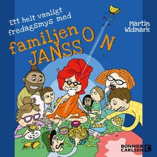 Ett helt vanligt fredagsmys med familjen Jansson – Martin Widmark, ljudbokens omslag