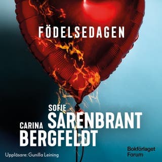 Födelsedagen – Sofie Sarenbrant och Carina Bergfeldt, ljudbokens omslag