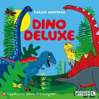 Dino deluxe – Sarah Sheppard, ljudbokens omslag