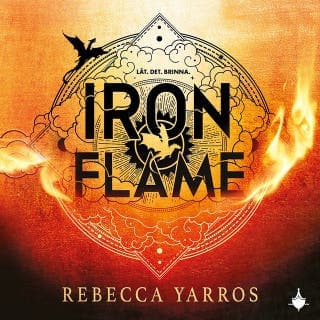 Iron Flame (svensk utgåva) – Rebecca Yarros, ljudbokens omslag