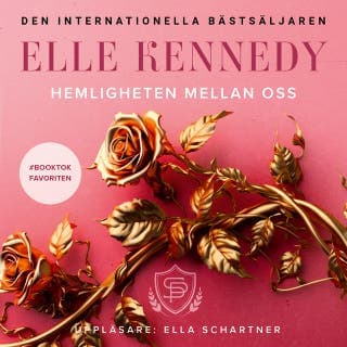 Hemligheten mellan oss – Elle Kennedy, ljudbokens omslag