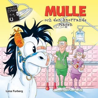 Mulle och den knorrande magen – Lena Furberg, ljudbokens omslag