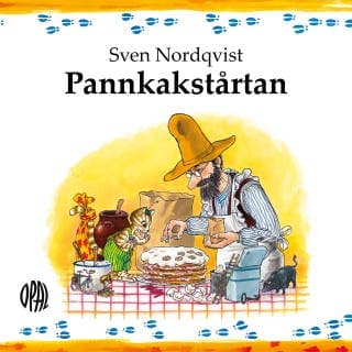 Pannkakstårtan – Sven Nordqvist, ljudbokens omslag