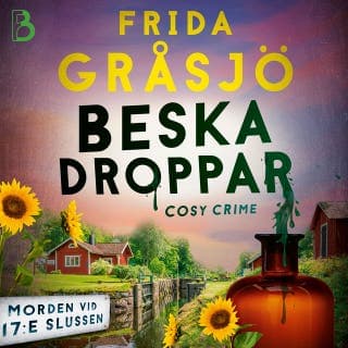 Beska droppar – Frida Gråsjö, ljudbokens omslag