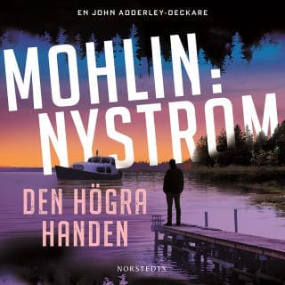 Den högra handen – Peter Mohlin och Peter Nyström, ljudbokens omslag