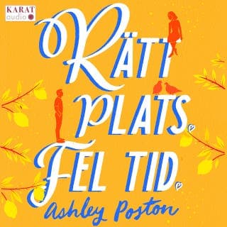 Rätt plats fel tid – Ashley Poston, ljudbokens omslag
