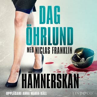 Hämnerskan – Dag Öhrlund och Niclas Franklin, ljudbokens omslag
