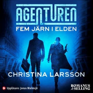 Fem järn i elden – Christina Larsson, ljudbokens omslag