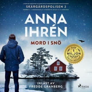 Mord i snö – Anna Ihrén, ljudbokens omslag