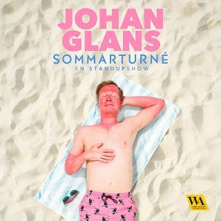 Johan Glans Sommarturné – Johan Glans, ljudbokens omslag