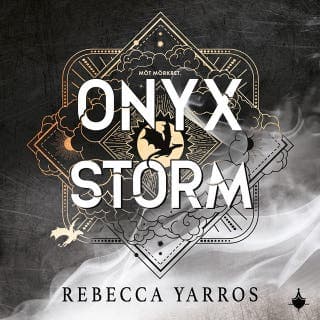 Onyx Storm (svensk utgåva) – Rebecca Yarros, ljudbokens omslag