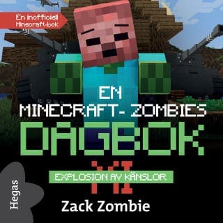 Explosion av känslor – Zack Zombie, ljudbokens omslag