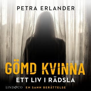 Gömd kvinna: Ett liv i rädsla – Leone Milton och Petra Erlander, ljudbokens omslag