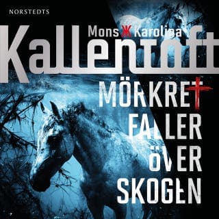 Mörkret faller över skogen – Mons Kallentoft och Karolina Kallentoft, ljudbokens omslag