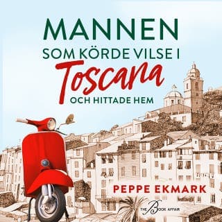 Mannen som körde vilse i Toscana – Peppe Ekmark, ljudbokens omslag
