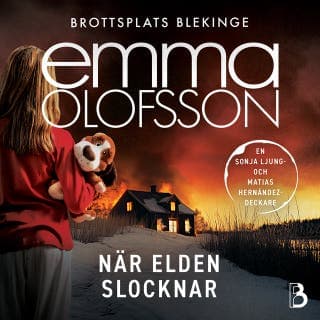 När elden slocknar – Emma Olofsson, ljudbokens omslag