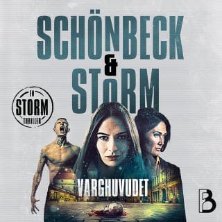 Varghuvudet – Alex Storm och Linda Schönbeck, ljudbokens omslag