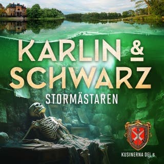 Stormästaren – Åsa Schwarz och Lena Karlin, ljudbokens omslag