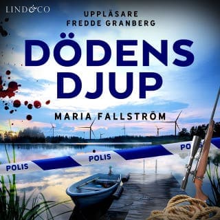 Dödens djup – Maria Fallström, ljudbokens omslag
