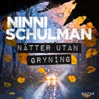Nätter utan gryning – Ninni Schulman, ljudbokens omslag