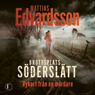 Vykort från en mördare – Mattias Edvardsson, ljudbokens omslag