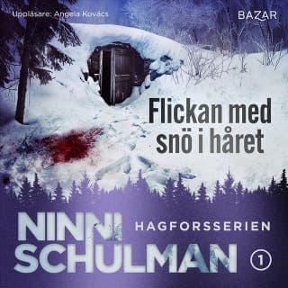 Flickan med snö i håret – Ninni Schulman, ljudbokens omslag