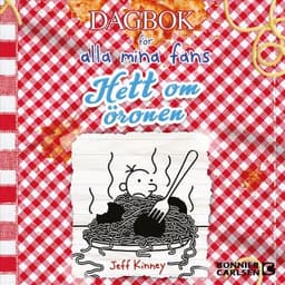 Hett om öronen – Jeff Kinney, ljudbokens omslag