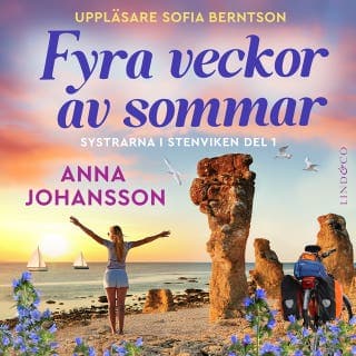Fyra veckor av sommar – Anna Johansson, ljudbokens omslag
