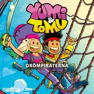 Yumi & Tomu. Drömpiraterna – Yumi och Tomu, ljudbokens omslag