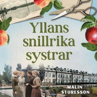 Yllans snillrika systrar – Malin Sturesson, ljudbokens omslag