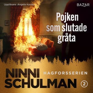 Pojken som slutade gråta – Ninni Schulman, ljudbokens omslag
