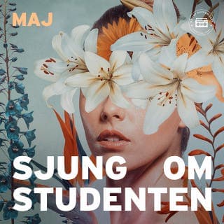 Sjung om Studenten – Maj Lundgren Barnéus, ljudbokens omslag