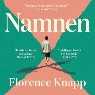 Namnen – Florence Knapp, ljudbokens omslag