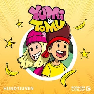 Hundtjuven – Yumi och Tomu, ljudbokens omslag