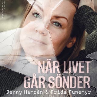 När livet går sönder – Jenny Hamrén och Frida Funemyr, ljudbokens omslag