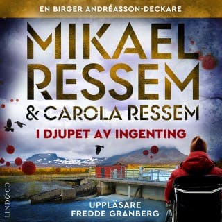 I djupet av ingenting – Mikael Ressem och Carola Ressem, ljudbokens omslag