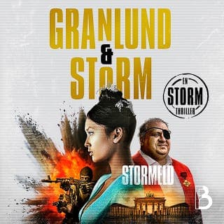 Stormeld – Anna Granlund och Alex Storm, ljudbokens omslag